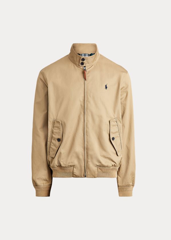 Men's Polo Ralph Lauren Cotton Twill Jackets | 439126BDE